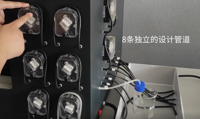 8個高精度移動泵